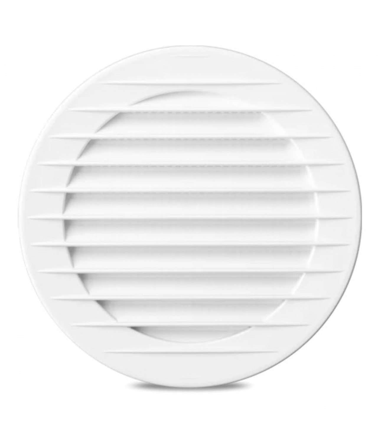 Round vent cover, white ALETA WHITE, Ø100-120-125-150 mm