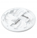 Round vent cover white, with shutter ALETA 02-325, Ø80-150/183 mm - adjustable connection