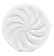 Round vent cover white, with shutter ALETA 02-325, Ø80-150/183 mm