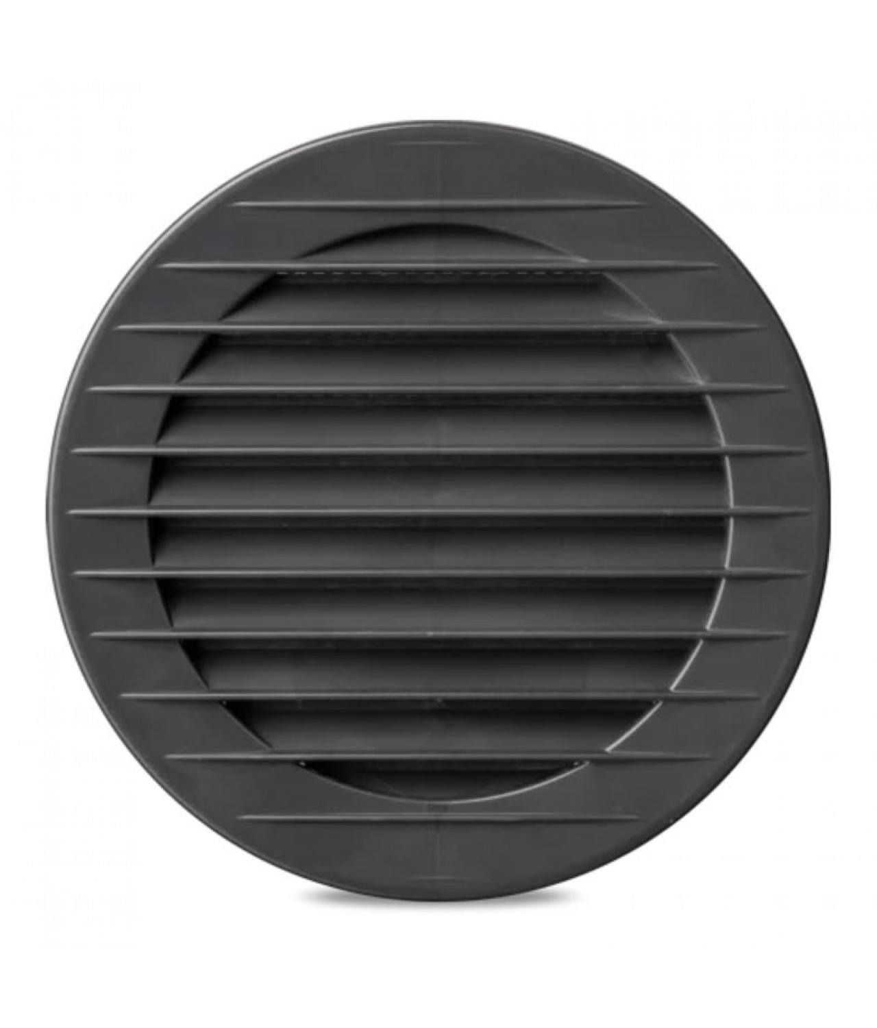 Round vent cover, graphite colour ALETA GRAPHITE, Ø100-120-125-150 mm