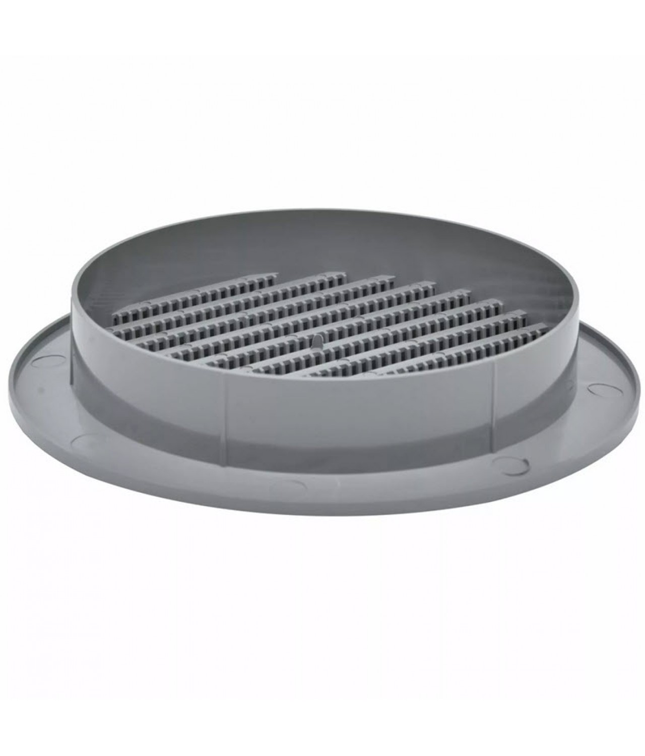 Round vent cover, grey ALETA GREY, Ø100-120-125-150 mm - connection