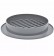 Round vent cover, grey ALETA GREY, Ø100-120-125-150 mm - connection