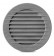 Round vent cover, grey ALETA GREY, Ø100-120-125-150 mm