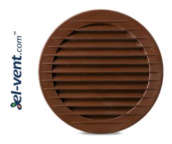 Round vent cover, brown ALETA BROWN, Ø100-120-125-150 mm