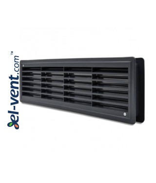 Door louver kit DOOR-Vent, graphite