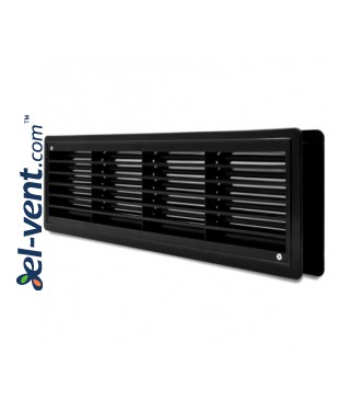 Door louver kit DOOR-Vent, black