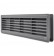 Door louver kit DOOR-Vent, grey