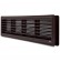 Door louver kit DOOR-Vent, brown