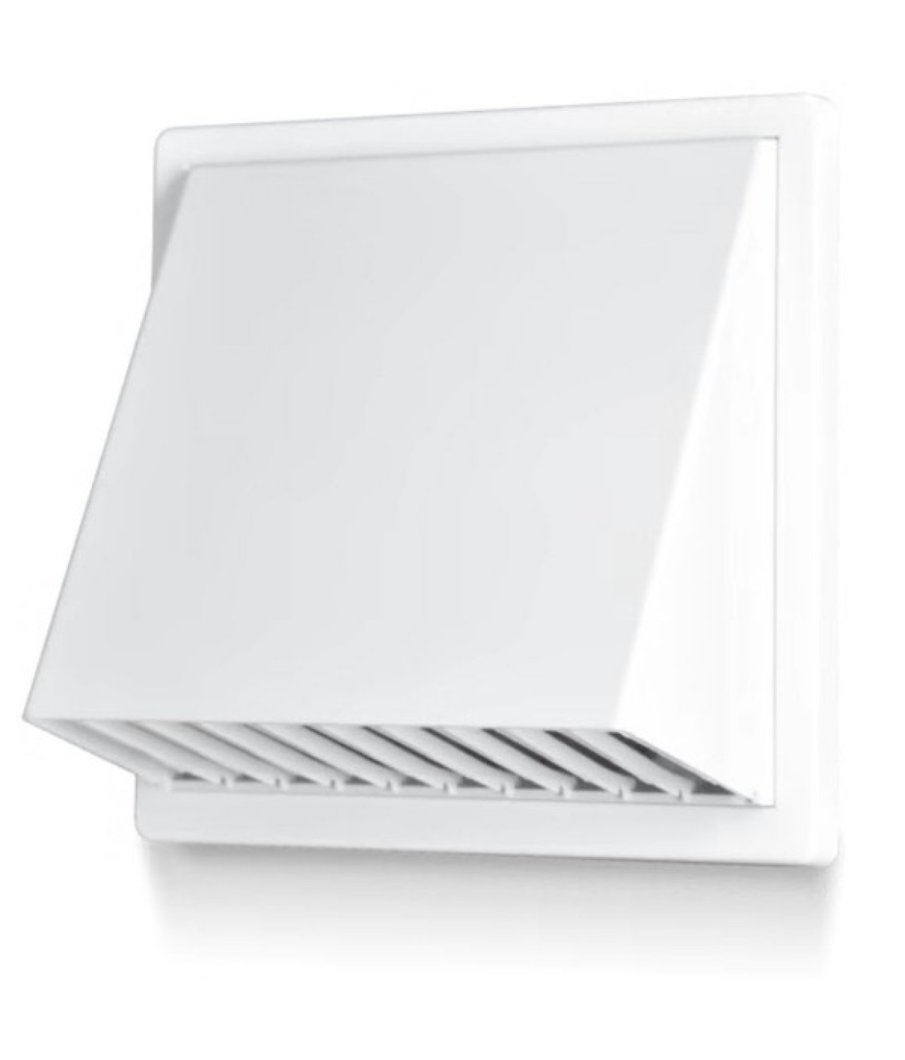 Exhaust vent cover with backdraft stopper GLN Plastic WHITE, Ø 80-150 mm