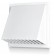 Exhaust vent cover with backdraft stopper GLN Plastic WHITE, Ø 80-150 mm