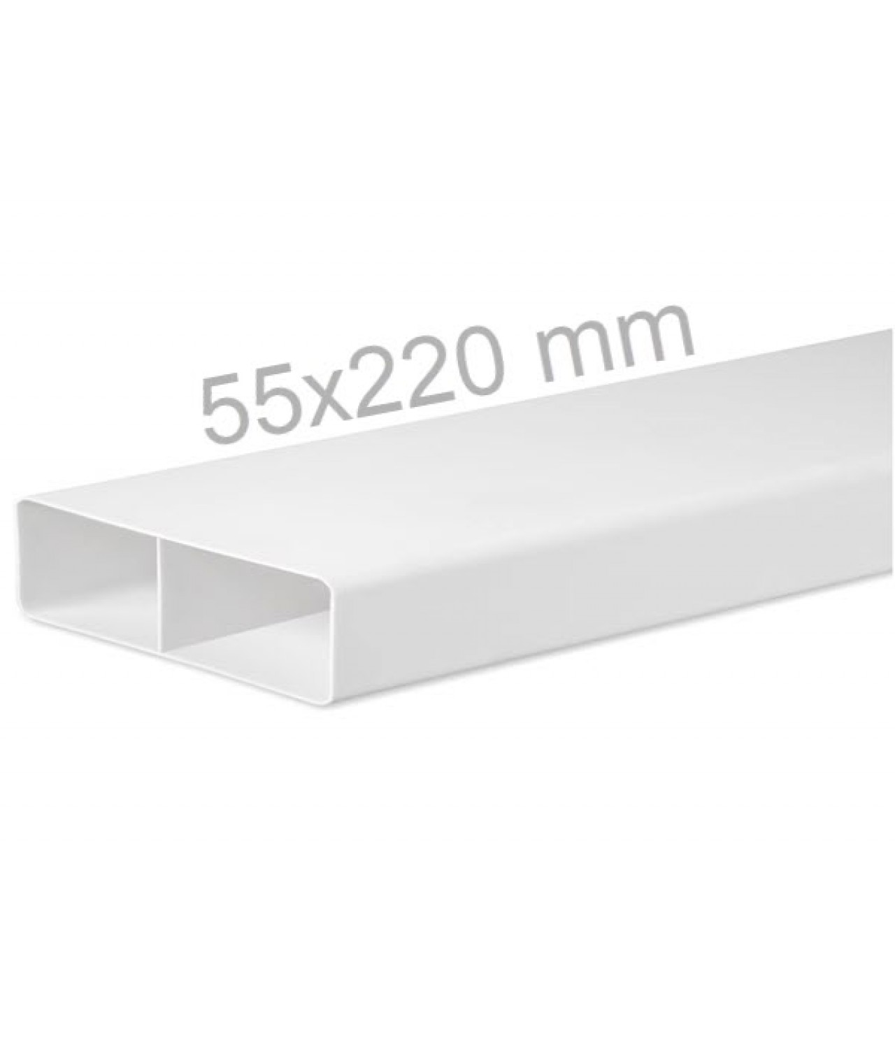 Plastic flat ducts EKO-P 55x220 mm
