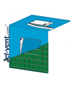 SUPRA - revizinės durelės plytelėms (iki 600x600 mm)