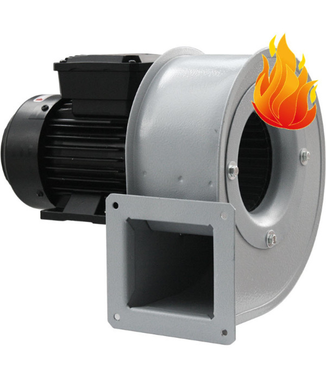 Low-capacity, high-pressure centrifugal fans for hot air and fumes, up to 150 °C, with a forward curved impeller DIC AT ≤2500 m³/h