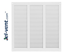 Metal vent cover EMS3030W 300x300 mm