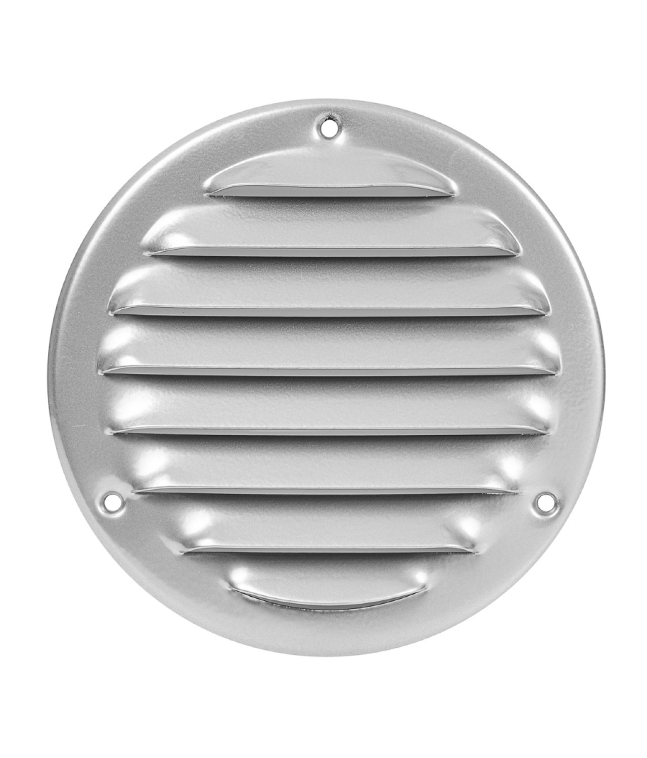 Metal vent cover EMW100G, grey Ø100 mm