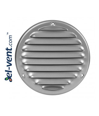 Metal vent cover EMW125G, grey Ø125 mm